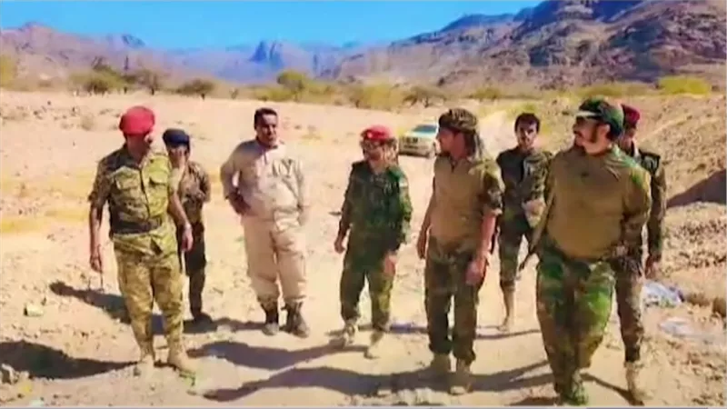 قيادة قوات دفاع شبوة والعمالقة تتفقد جبهة عين