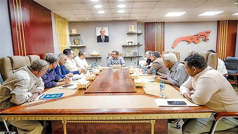 لملس يبحث مع فريق 