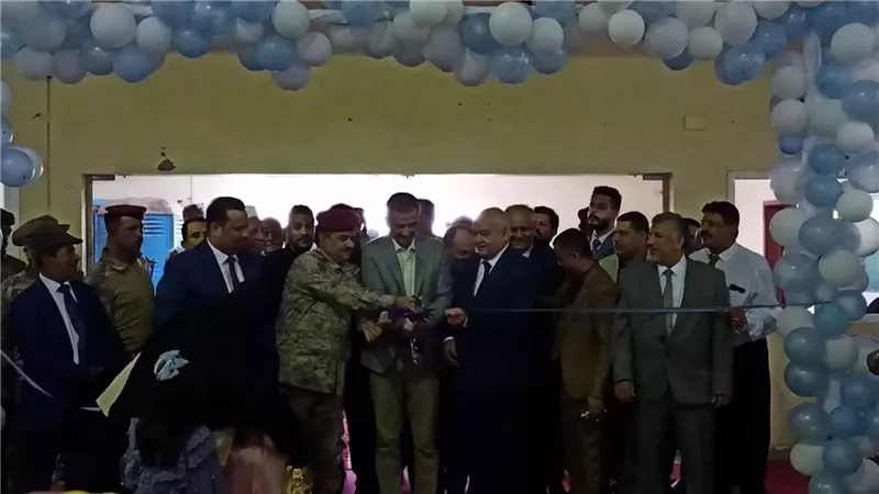 افتتاح المعرض الرمضاني في مديرية خور مكسر بالعاصمة عدن 