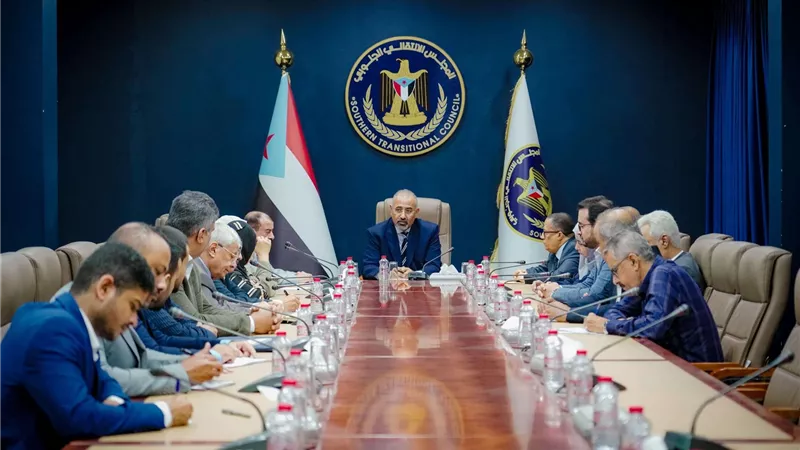 الرئيس الزُبيدي يشدد على أهمية التكامل بين هيئات المجلس الانتقالي