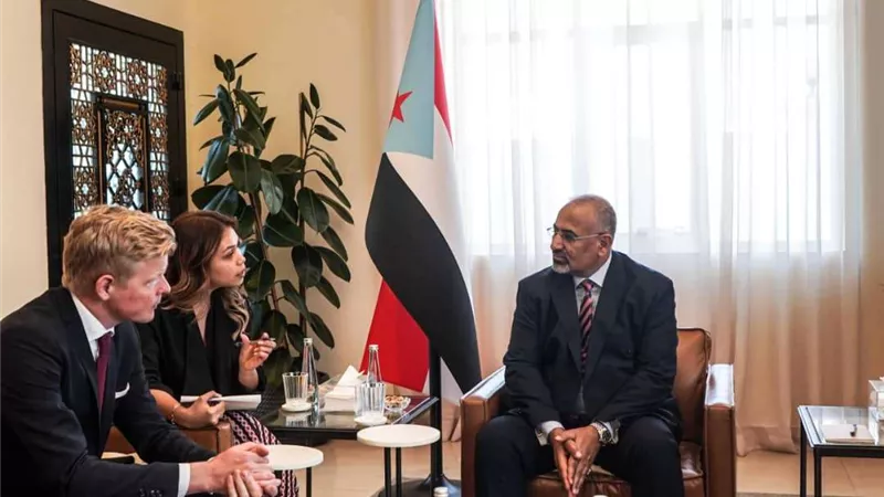 الرئيس الزُبيدي يناقش مع المبعوث الأممي جهود إعادة إحياء مسار السلام والعملية السياسية