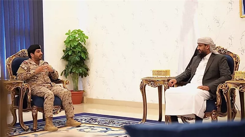 النائب المحرمي يلتقي قائد التحالف العربي بالعاصمة عدن
