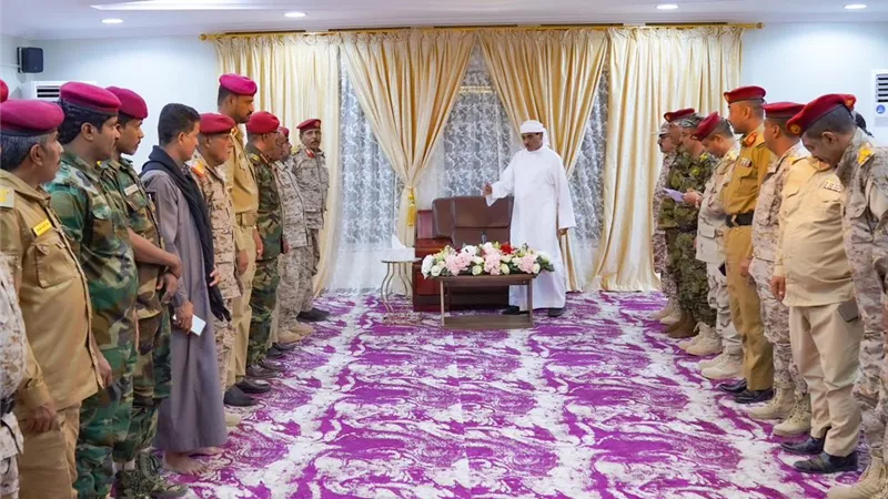 البحسني يشيد بجهود قيادة المنطقة العسكرية الثانية