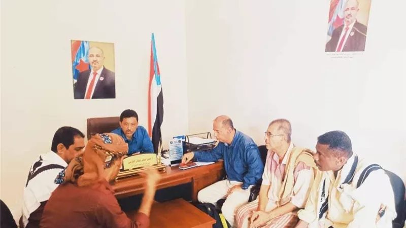 لقاء بأبين يبحث تعزيز العمل المشترك في مديريات الدلتا