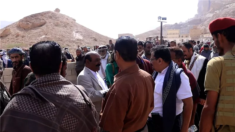 ‏ رئيس انتقالي شبوة يشارك في تشييع الفقيد عمر الخليفي