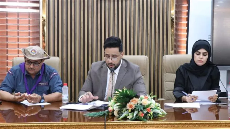 الوكيل السقاف يناقش التصورات المقدمة لإقامة المراكز الصيفية مع مدراء المديريات بالعاصمة عدن