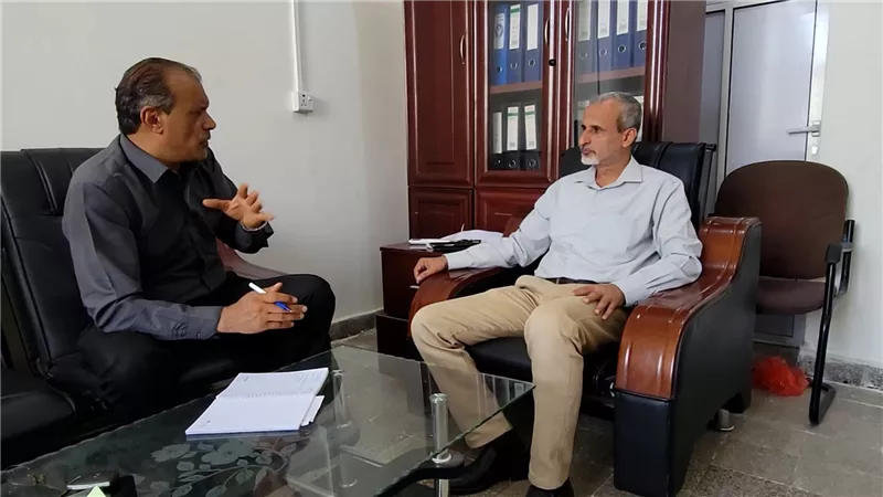 الوكيل الشبحي يناقش مع منسق الصحة بمنظمة اليونيسف جملة من المشاريع الجديدة