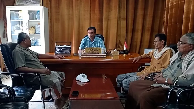   قيادة انتقالي القطن تناقش تدخلات المنظمات الدولية والمؤسسات المحلية بالمديرية 