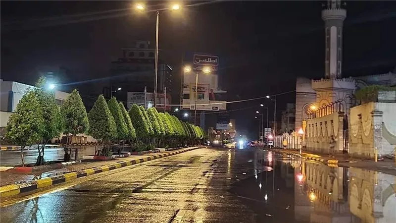 توقعات باستمرار هطول الأمطار على محافظات الجنوب خلال الساعات القادمة
