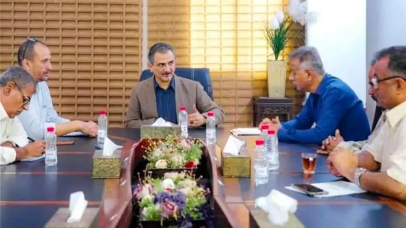 لملس يشدد على سرعة وضع حلول عاجلة لاستقرار المياه وإيجاد معالجات جذرية للتجاوزات والمخالفات