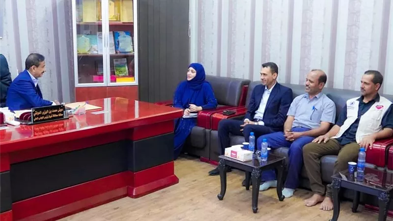 محافظ شبوة يلتقي وفد اللجنة المشتركة من وزارة التخطيط ومنظمة الغذاء العالمي