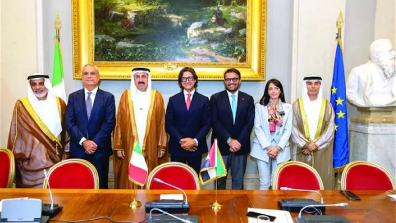 بحث تعزيز التعاون البرلماني بين الإمارات وإيطاليا
