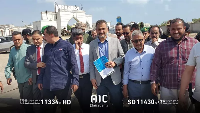 المحافظ لملس يدشن العمل بمشروع حديقة عدن الكبرى