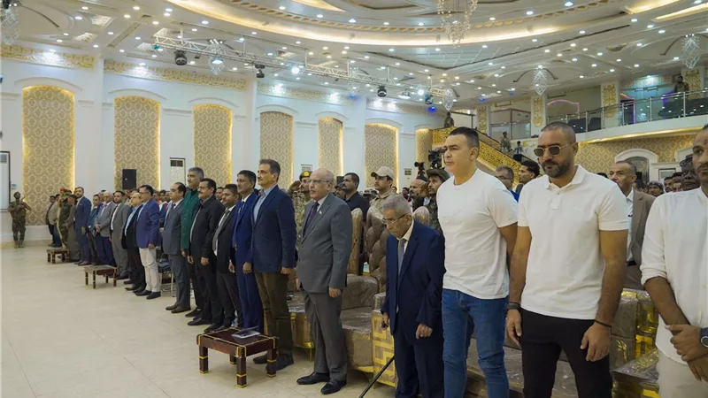 الكثيري يشهد الحفل الفني والتكريمي بمناسبة الذكرى المئوية لتأسيس نادي وحدة عدن