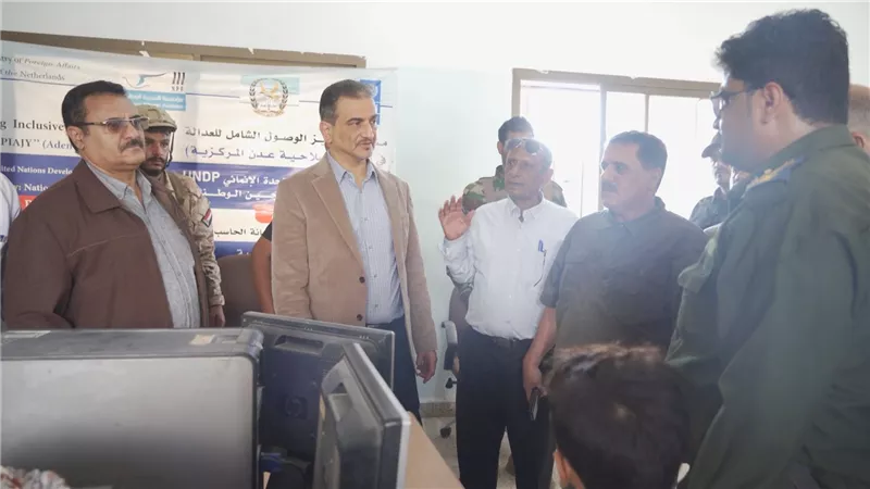 محافظ العاصمة عدن يفتتح المباني الجديدة في إصلاحية سجن المنصورة المركزي