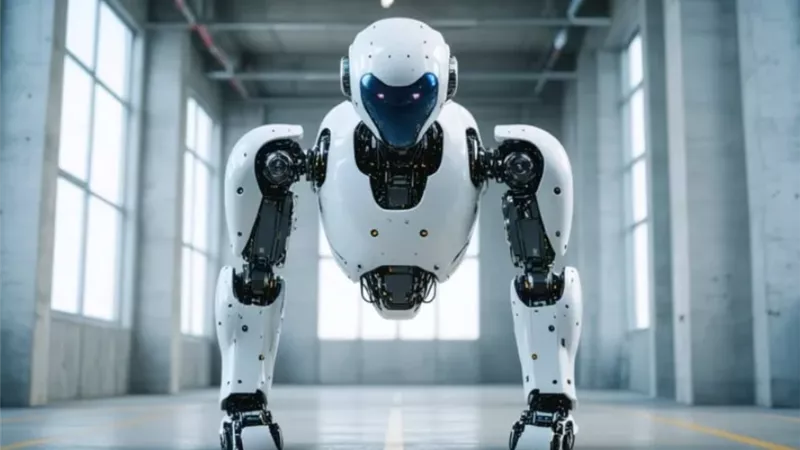 شركة Engine AI الصينية تكشف عن أول روبوت قادر على القفز للأمام