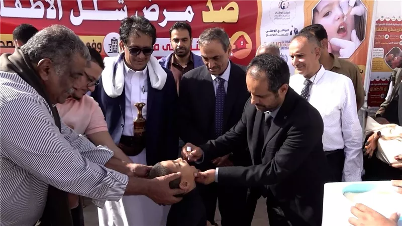 انطلاق الحملة الطارئة للتحصين ضد شلل الأطفال في شبوة