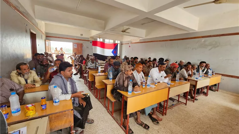 انتقالي رضوم يحيي حفلاً تأبيناً للفقيد سالم عوض قسيبة