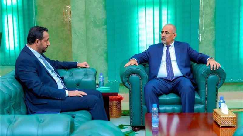 الرئيس الزُبيدي يطّلع من وزير التربية على استعدادات بدء العام الدراسي الجديد
