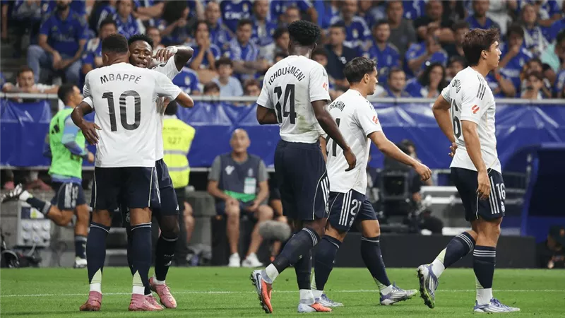 الدوري الإسباني..  ريال مدريد يحقق فوزاً كبيراً على ريال أوفييدو  