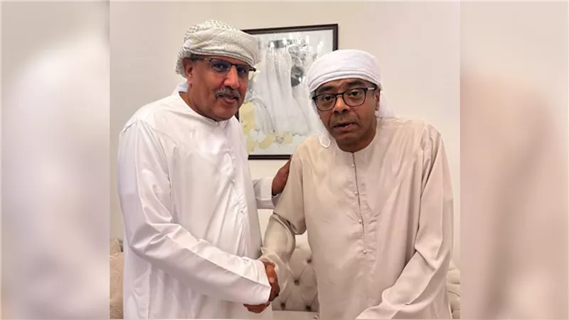 رئيس الجمعية الوطنية يلتقي الكاتب والصحفي هاني مسهور في أبوظبي