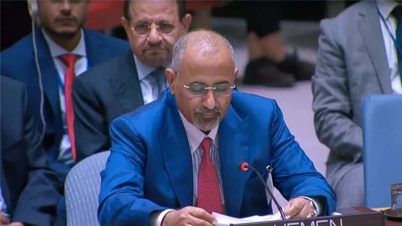 عاجل.. الرئيس الزُبيدي في مجلس الأمن: يجب أن يكون الذكاء الاصطناعي عاملاً مساعداً لضمان حق الشعوب في تقرير مصيرها