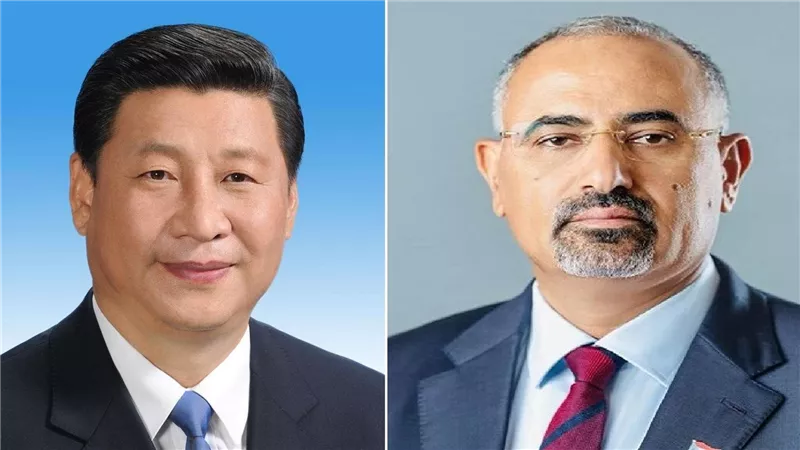 الرئيس الزُبيدي يهنئ رئيس جمهورية الصين الشعبية بذكرى التأسيس الـ76
