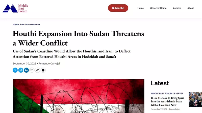 تقرير دولي يكشف وجود شبكة بحرية تربط السودان بالحوثيين