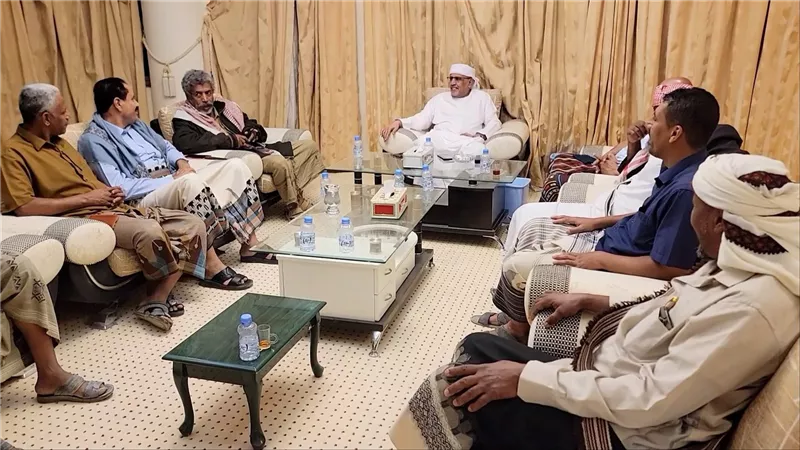 الكثيري يبحث مع عدد من أعضاء الجمعية الوطنية مستجدات الأوضاع في وادي حضرموت 