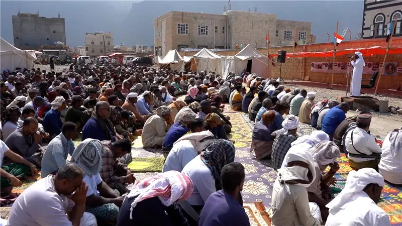 ساحة الاعتصام المفتوح بسقطرى تحتضن جمعة الجنوب العربي لكل وبكل أبنائه