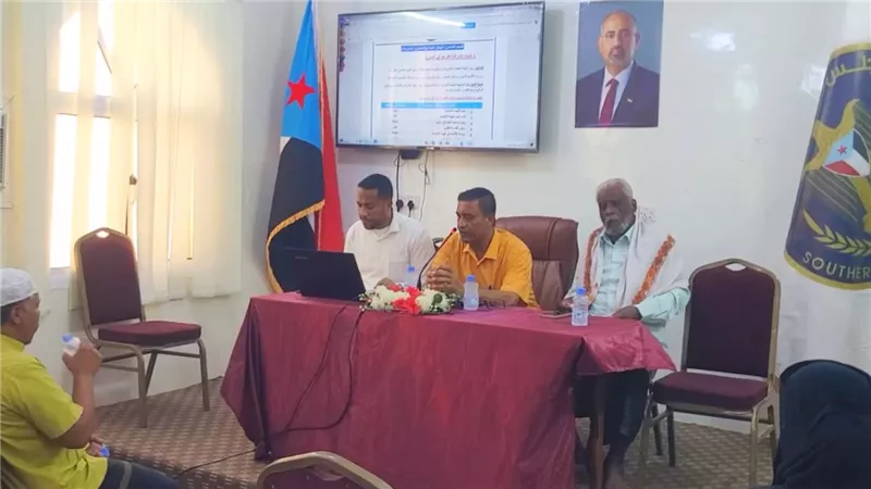 انتقالي تريم يبحث آلية التصعيد السلمي وتعزيز العمل التنظيمي 