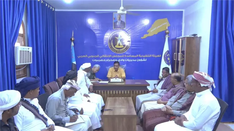 التميمي يلتقي قيادة انتقالي السوم ويشيد بجهودها التنظيمية ودورها في إنجاح التصعيد 