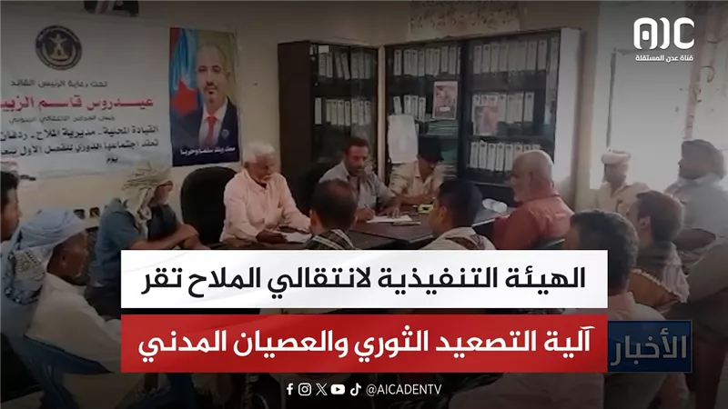 الهيئة التنفيذية لانتقالي الملاح تقر آلية التصعيد الثوري والعصيان المدني