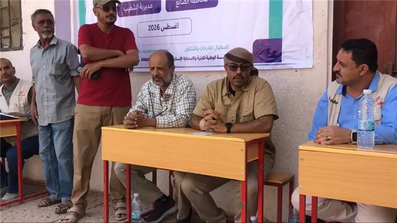 تدشين توزيع الحقائب لمزارعين البن المستهدفين في منطقة القزعة مديرية الشعيب