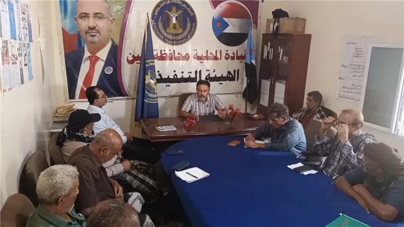 الحييد يناقش مع قيادات انتقالي أبين التحضيرات للمشاركة في مليونية ذكرى تأسيس الجيش الجنوبي