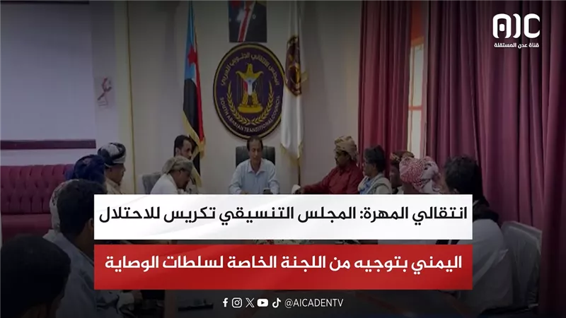 انتقالي المهرة: المجلس التنسيقي تكريس للاحتلال اليمني بتوجيه من اللجنة الخاصة لسلطات الوصاية