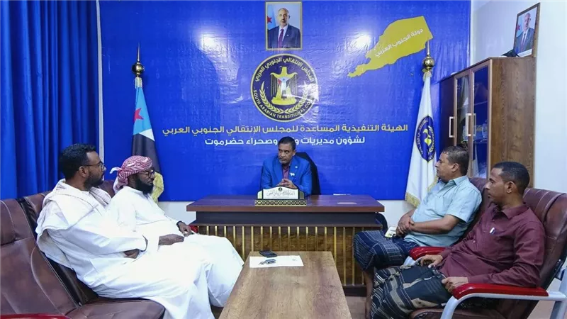 التميمي يناقش مع انتقالي ثمود تعزيز العمل التنظيمي والتحضير لفعالية 14 أكتوبر