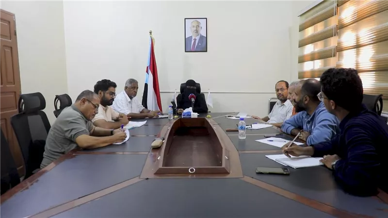 منسقية انتقالي جامعة حضرموت تناقش ترتيبات مليونية التعبئة الشعبية