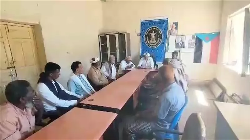 انتقالي حجر يناقش المشاركة في مليونية التعبئة الشعبية
