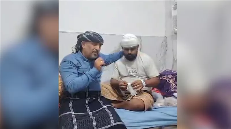 رئيس انتقالي سرار يافع يتفقد جرحى أبطال القوات الجنوبية في عدن