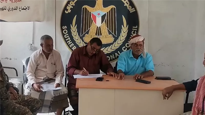 رئيس انتقالي يافع رصد يبحث مع الهيئة العسكرية للجيش والأمن الجنوبي تحضيرات المليونية