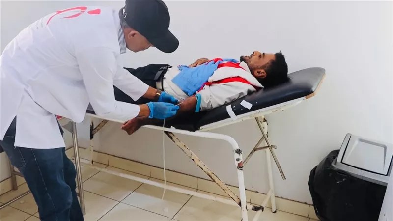 مجلس المستشارين ينفذ حملة تبرع بالدم دعمًا لجرحى القوات الجنوبية 